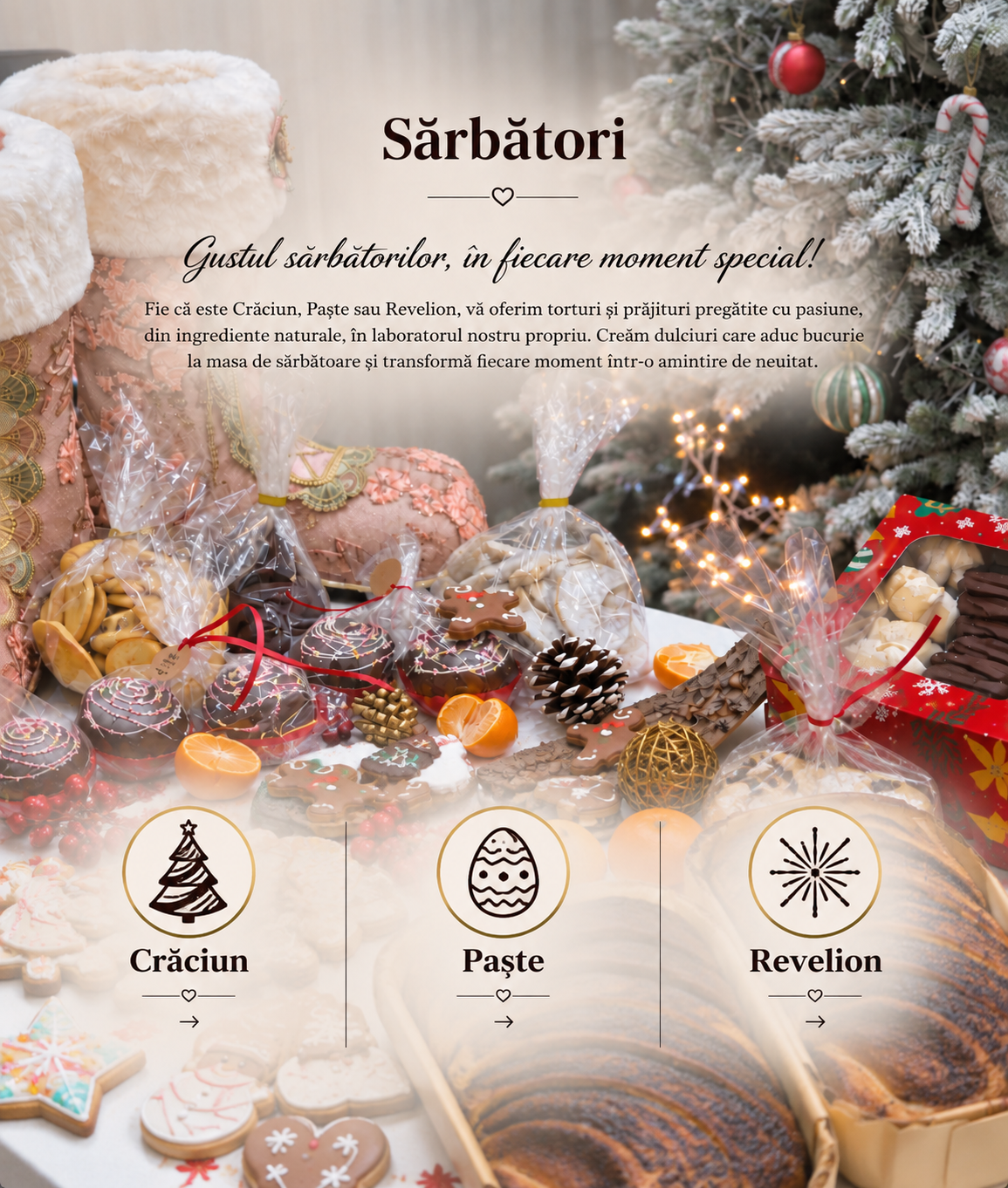 Sărbători Sweet Boutique - Crăciun, Paște și Revelion